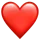 Red heart emoji