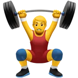 Lifting man emoji