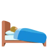 Man sleeping emoji